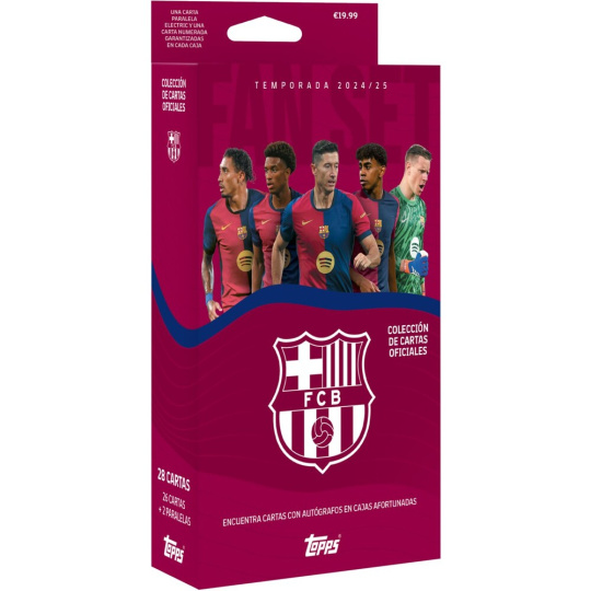 Fotbalové karty Topps 24/25 Fan Set FC Barcelona (Exclusive)