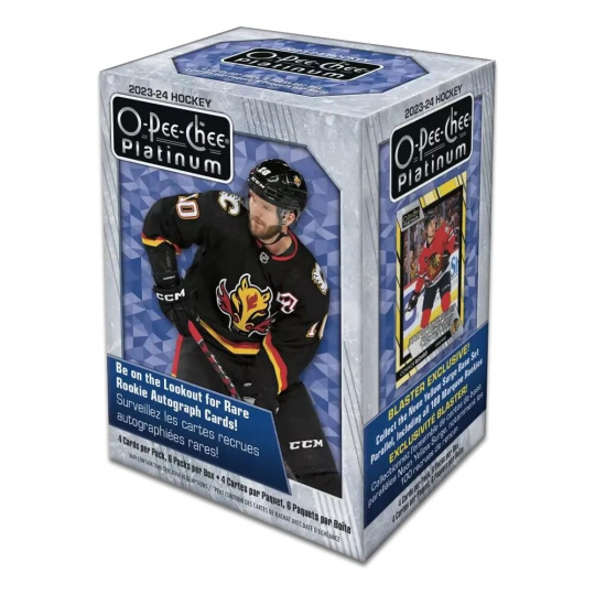 Hokejové karty 2023-24 Upper Deck O-Pee-Chee Platinum Hockey Blaster Box