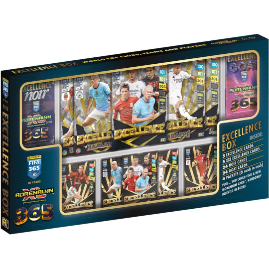 Fotbalové karty PANINI FIFA 365 2024/2025 Adrenalyn Excellence Box