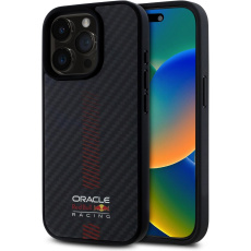 Oracle Red Bull Racing Carbon Powerbar MagSafe kryt iPhone 15 Pro Max černý