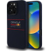 Oracle Red Bull Racing Silicone Horizontal Logo MagSafe kryt iPhone 16 Pro Max modrý