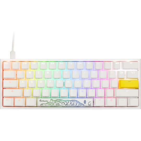 Ducky One 2 Pro Mini Cherry Silent Red herní klávesnice (US) bílá