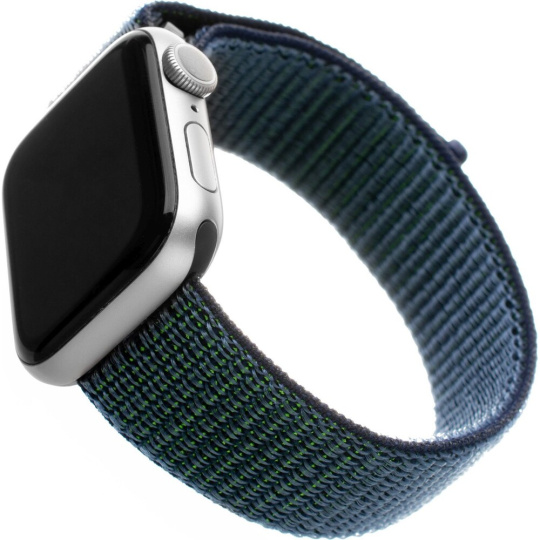 FIXED Nylon Strap nylonový pásek pro Apple Watch 42/44/45mm temně modrý FIXED Nylon Strap nylonový pásek pro Apple Watch 42/44/45mm temně modrý