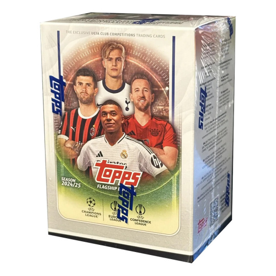 Fotbalové karty Topps UCC Flagship Soccer Blaster Box 2024/25 (Exclusive) Fotbalové karty Topps UCC Flagship Soccer Blaster Box 2024/25 (Exclusive)