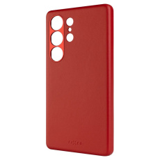 FIXED MagLeather kožený kryt s MagSafe Samsung Galaxy S25 Ultra červený