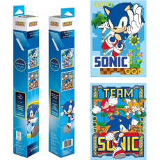 Set 2 plakátů Sonic & Team (52x38 cm)