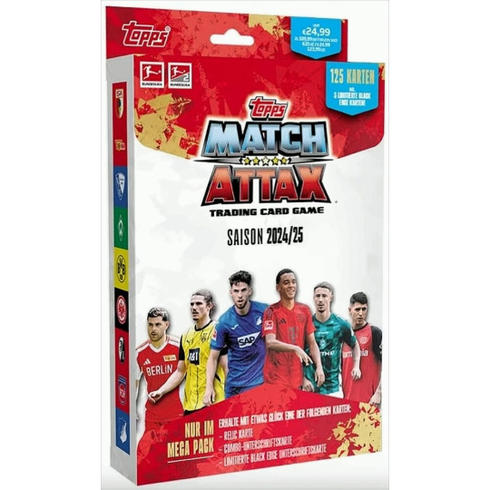 Fotbalové karty Topps Bundesliga 24/25 Match Attax - Mega Pack (Exclusive)