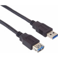 PremiumCord USB-A/USB-A prodlužovací kabel 2m černý