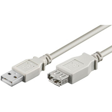 PremiumCord USB 2.0 prodlužovací kabel 20cm 