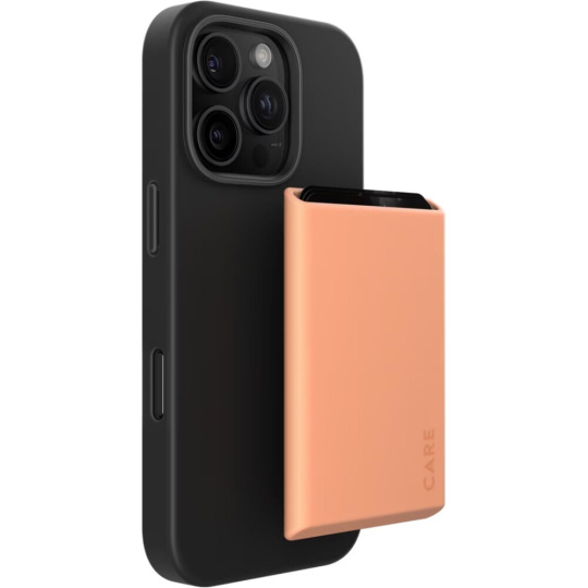 PanzerGlass® CARE Apple MagSafe RFID CardHolder pouzdro na platební karty broskvové PanzerGlass® CARE Apple MagSafe RFID CardHolder pouzdro na platební karty broskvové