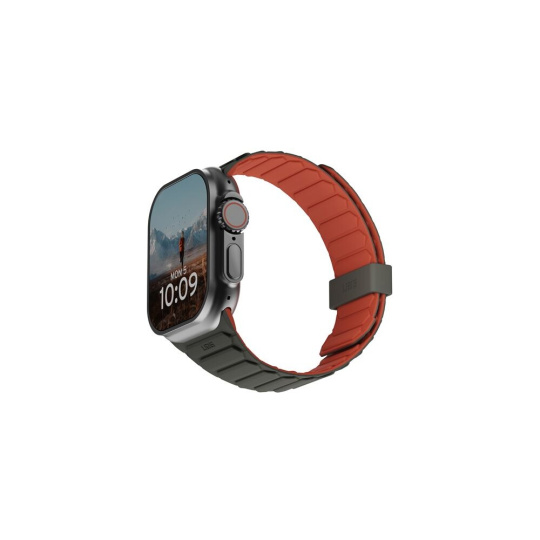 UAG Pathfinder řemínek Apple Watch 49/46/45/44/42mm olivový/oranžový