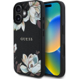 Guess PU Grained Magnolia MagSafe kryt iPhone 16 černý