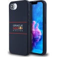 Oracle Red Bull Racing Silicone Horizontal Logo MagSafe kryt iPhone 16e modrý