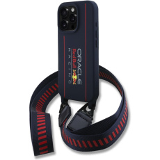 Oracle Red Bull Racing Silicone Vertical Logo MagSafe zadní kryt + Crossbody popruh iPhone 16 Pro Ma