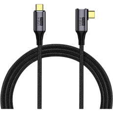 PremiumCord USB4 8K@60Hz 240W Thunderbolt 3 zahnutý kabel 0,8m