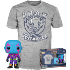 Funko POP! & Tee: Guardians of the Galaxy - Drax (Blacklight) S