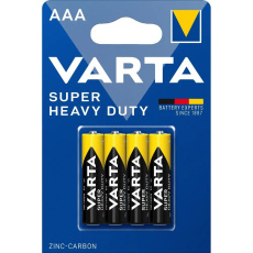 Varta SuperLife LR03 zinko-uhlíková baterie AAA (4 ks)