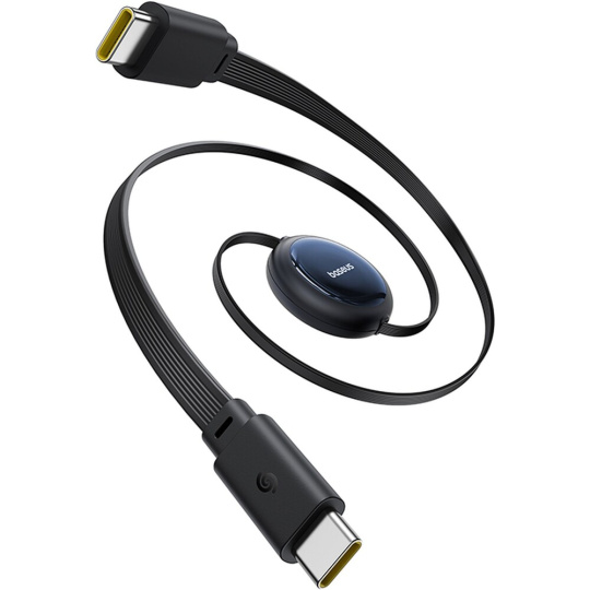 Baseus Nomos datový kabel USB-C/USB-C 1,5m 100W černý