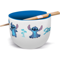 Set ramen misky a hůlek Epee - Lilo & Stitch