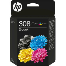 HP 6L6S6UE č. 308 černá + barevná originální