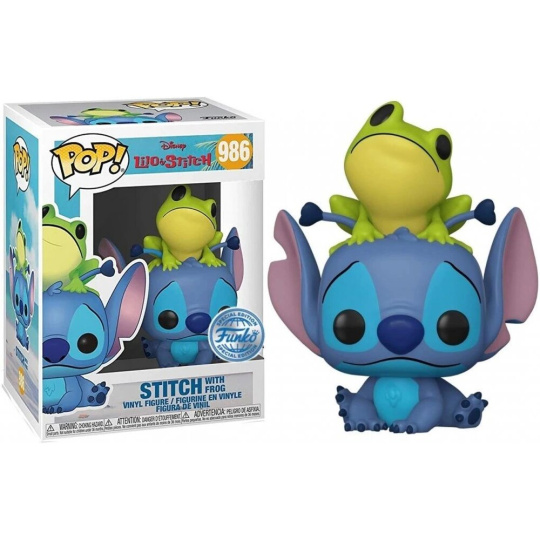 Funko POP! #986 Disney: Lilo & Stitch - Stitch w/Frog (Special) Funko POP! #986 Disney: Lilo & Stitch - Stitch w/Frog (Special)