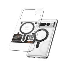 Spigen OneTap Ring Magnetic Plate nalepovací MagSafe kroužek karbonový