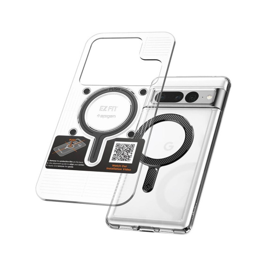 Spigen OneTap Ring Magnetic Plate nalepovací MagSafe kroužek karbonový