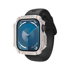 Spigen Rugged Armor kryt pro Apple Watch 10 (46mm) béžový
