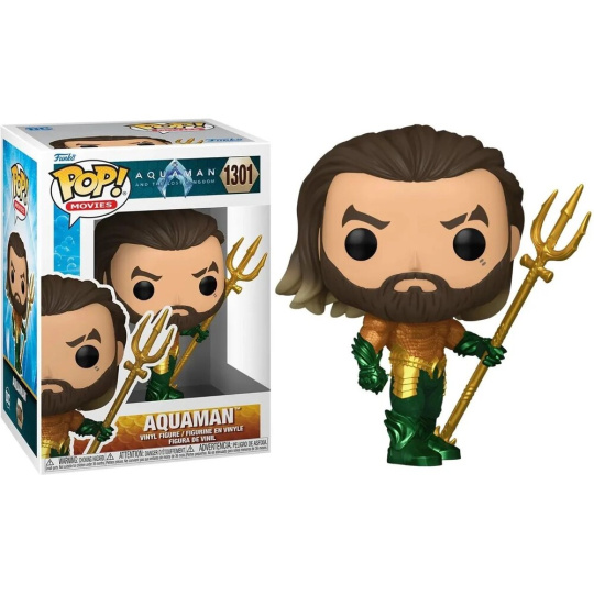 Funko POP! #1301 Movies: Aquaman and the Lost Kingdom - Aquaman Hero Suit Funko POP! #1301 Movies: Aquaman and the Lost Kingdom - Aquaman Hero Suit
