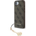 Guess 4G Charm kryt iPhone 16e hnědý