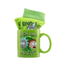 Dárkový set pánský Rick & Morty (hrnek a ponožky)