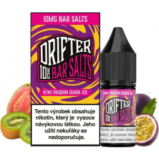 Liquid Drifter Bar Salts Kiwi Passionfruit Guava Ice 10ml (10mg)