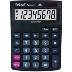 Rebell Panther 8 BX kalkulačka černá