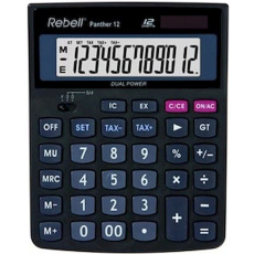  Rebell Panther 12 BX kalkulačka černá
