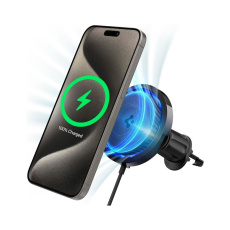 Spigen OneTap Pro 3 Cryomax Airvent Hook MagSafe držák do auta s chlazením, černý