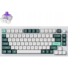 Keychron Q1 herní klávesnice (US) (Gateron nebula switch) bílá