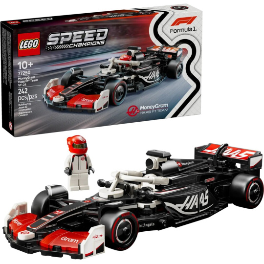 LEGO Speed Champions 77250 Závodní auto MoneyGram Haas F1 Team VF-24