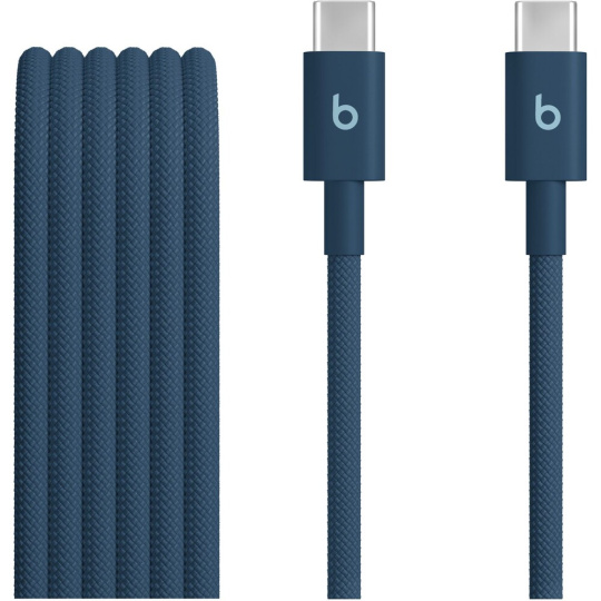 Apple Beats USB-C/USB-C Woven kabel 1,5m tmavě modrý