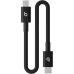 Apple Beats USB-C/USB-C Woven kabel 20cm sytě černý