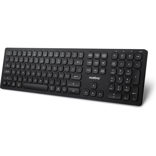 Niceboy Office K30 bezdrátová klávesnice (CZ/SK) černá