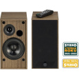 AQ M25 aktivní stereo reproduktory s BT hnědé