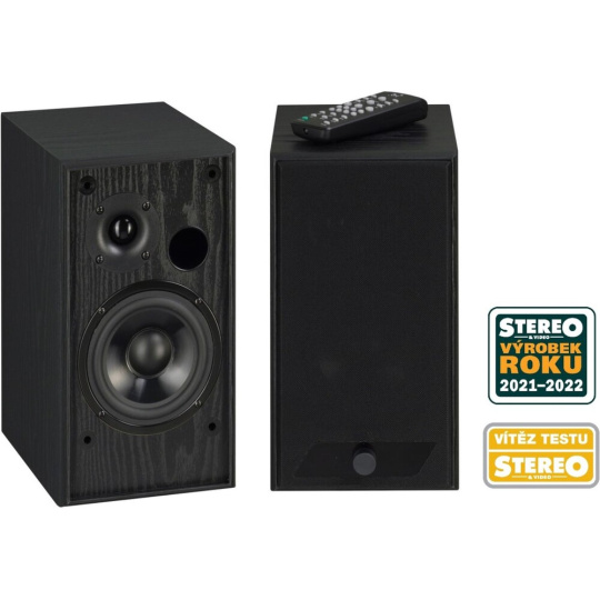 AQ M25 aktivní stereo reproduktory s BT černé