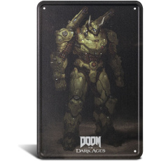 Kovová cedule DOOM: The Dark Ages - Atlan
