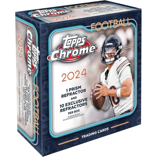Topps 2024 NFL Chrome Football Mega Box