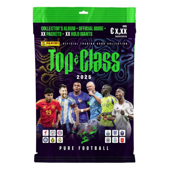 PANINI fotbalové karty TOP CLASS 2025 Starter set