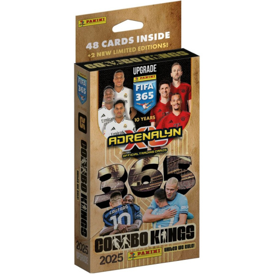 PANINI fotbalové karty FIFA 365 ADRENALYN 2024/2025 Combo Kings (Upgrade)