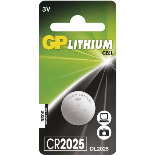 GP CR2025 lithiová baterie 