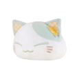 Plyšák Furyu Nemuneko Rape Flower Pattern Ear Decoration - zelený 30 cm