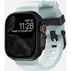 Nomad Rocky Point Bandřemínek Apple Watch 49/45/44/42mm černý/ledově modrý