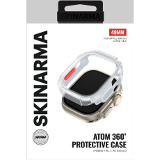SKINARMA Atom kryt Apple Watch Ultra 49mm bílý